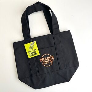 NWT Trader Joe’s Halloween Exclusive Canvas Tote - Black
